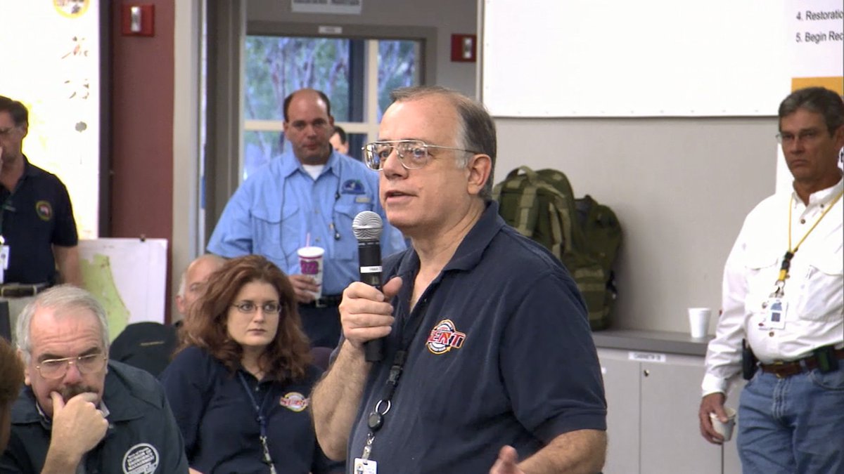 FLSERT's tweet photo. With great sadness, the Division mourns the passing of Michael DeLorenzo. He worked tirelessly to serve communities, the state &amp; nation in his over 50 years in Emergency Management. Mike served the Division as Bureau Chief, SERT Chief &amp; Deputy Director. He will be greatly missed. https://t.co/alBK2UErjQ