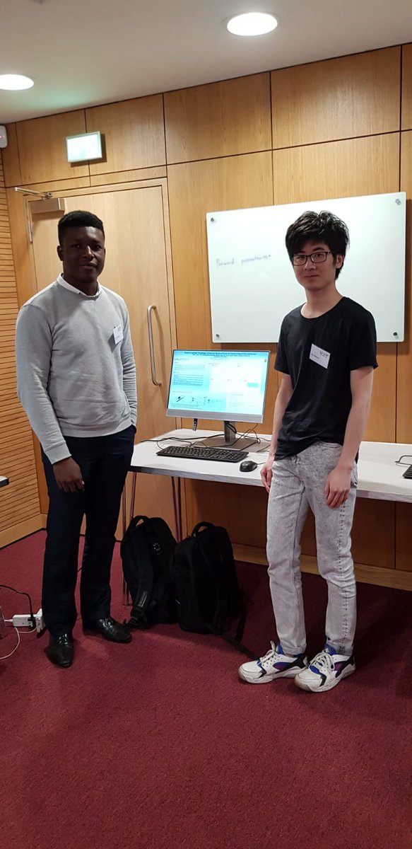 mzeeshanshakir's tweet image. MSc Big Data students Oba Malaolu and Yingbo Zhu presented reasearch article on #IoT over #lora demo based on #pycom sensors and machine learning @  4th #UCET held at @UofGlasgow. 
@UniWestScotland @SchoolCEPS @DataLabScotland @DataFest_