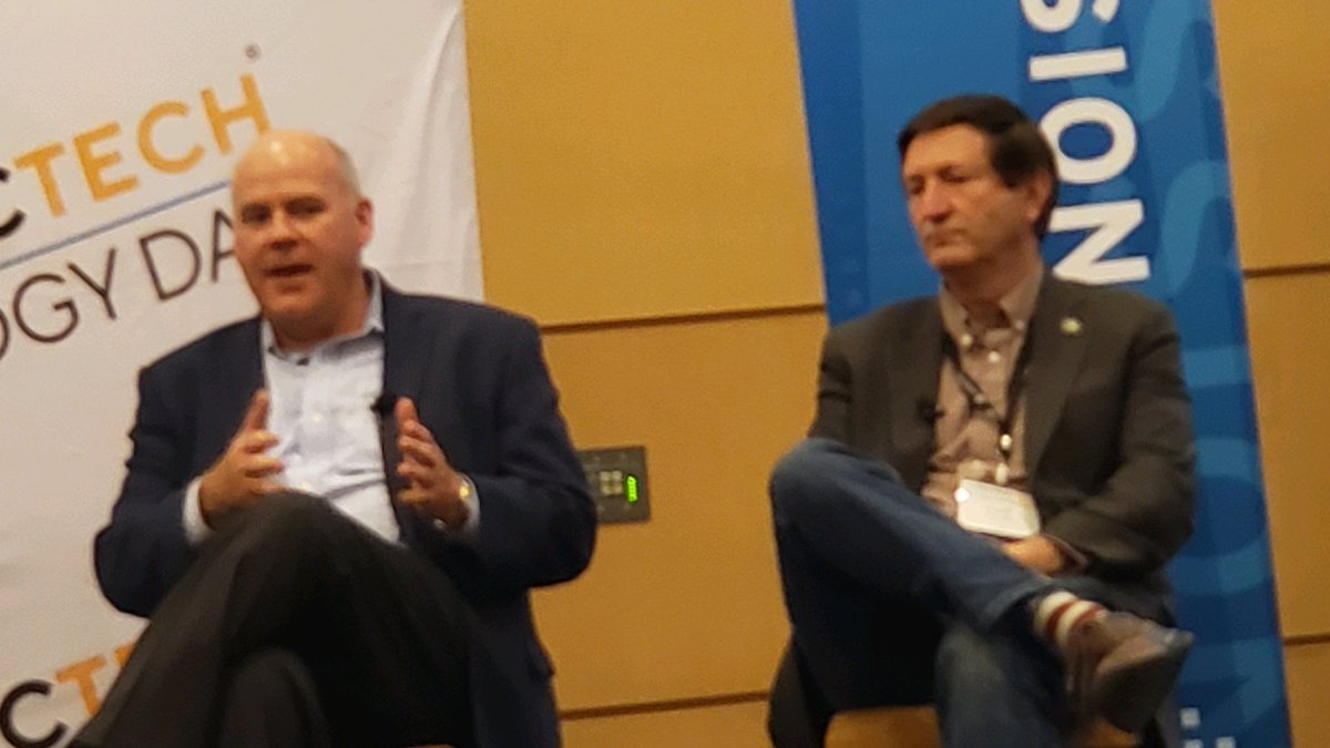 ConstructechMag's tweet photo. Ed Brady .@HBIBuildCareers says that the student debt situation in the U.S. might influence interest in the #construction industry. #TechDay19 #Futureofwork #nextgeneration https://t.co/syYhP6PIjf