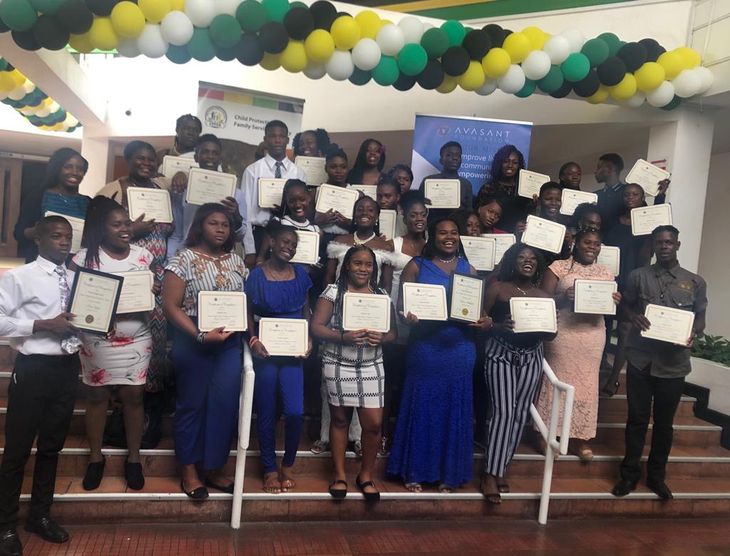 kevinparikh's tweet photo. I'm proud to share some of our most recent graduates from our @Avasant Digital Youth Employment Initiative in Jamaica. They've worked hard and many are positioned to take on jobs in the IT/BPO sectors within the @AvasantFound network. Congratulations, graduates! #EmpoweringBeyond https://t.co/M9xNfygt9p