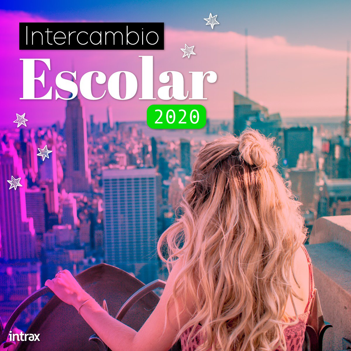 IntraxChile's tweet photo. Mañana es #viernes, aprovecha el último día hábil para postular al programa de #intercambio escolar 2020. Escríbenos a info@intrax.cl para que podamos contarte cómo hacerlo. https://t.co/bXKwXJIc2W