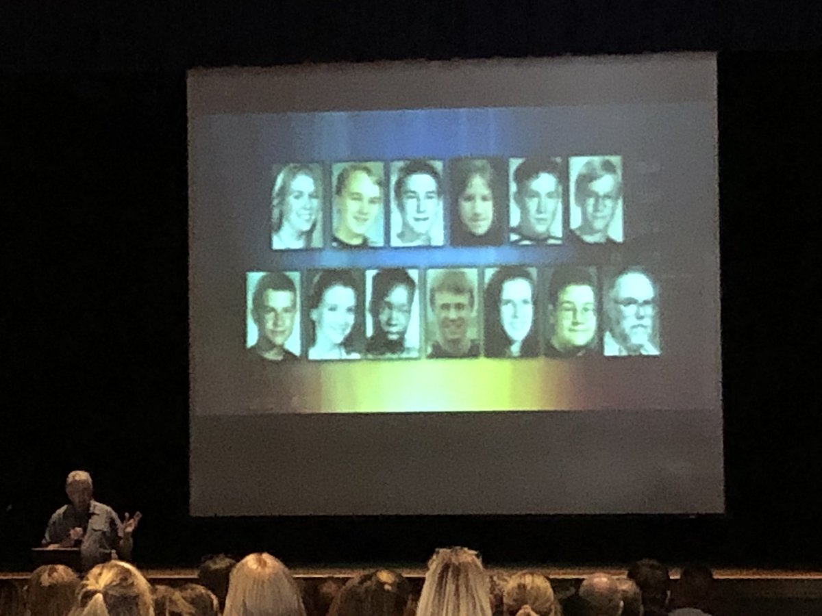 DrRackleyCLSD's tweet photo. What a powerful morning with Darrell Scott as he told the heartbreaking &amp; inspiring story of his daughter Rachel! Imagine what our world would be like if each person went out of their way to show kindness &amp; compassion to one another! #FalconPride @CCMSStudentLife @RachelsChalleng https://t.co/S9iaN6wbib