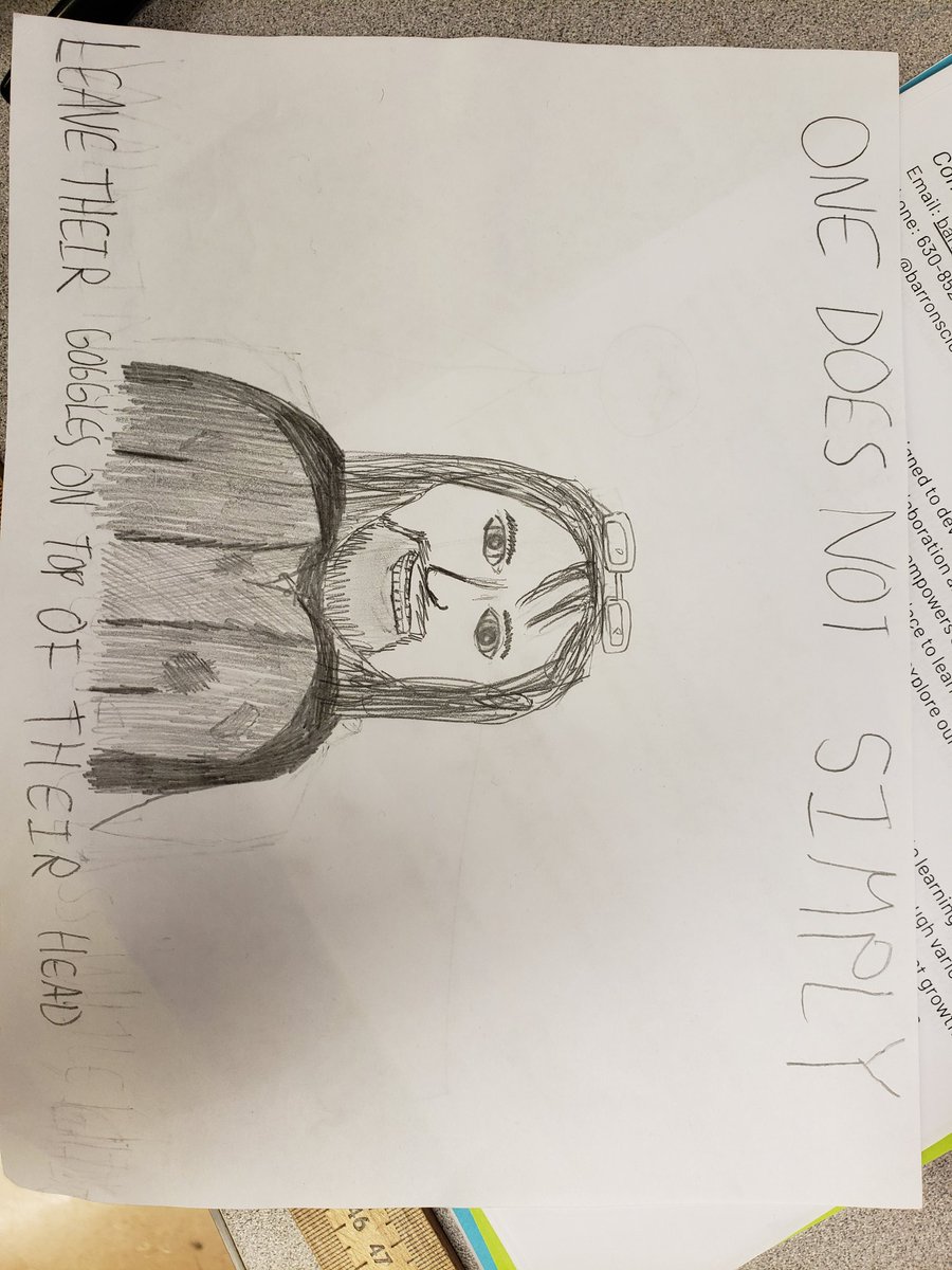 BarronScience's tweet image. Just a couple of the awesome lab safety memes my students created! @Woodridge68 @JeffersonJH68