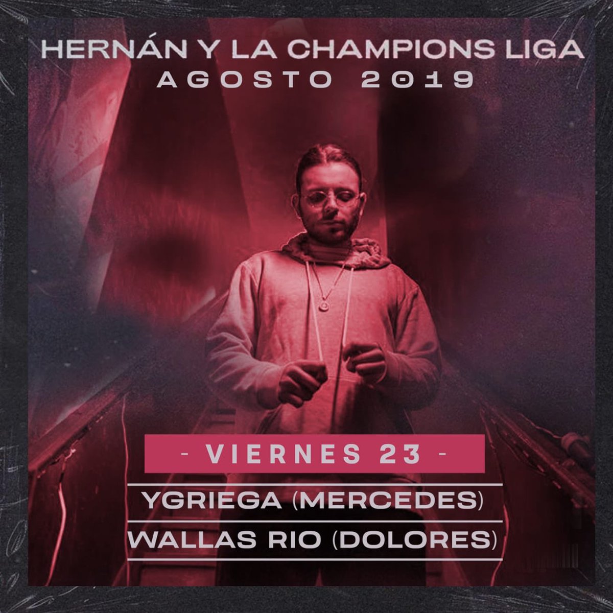 hclfans's tweet photo. VIERNES - SABADO
LA VERDERA Y LA UNICA
HERNÁN Y LA CHAMPIONS LIGA🔉🔊⚡💪🎶🎵 SONANDO EN URUGUAY https://t.co/8DFWzpoLei