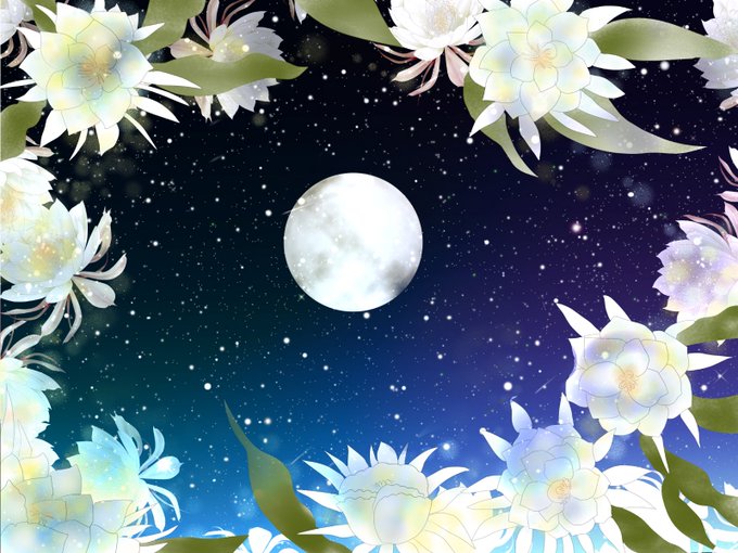 月下美人 のtwitterイラスト作品 人気順