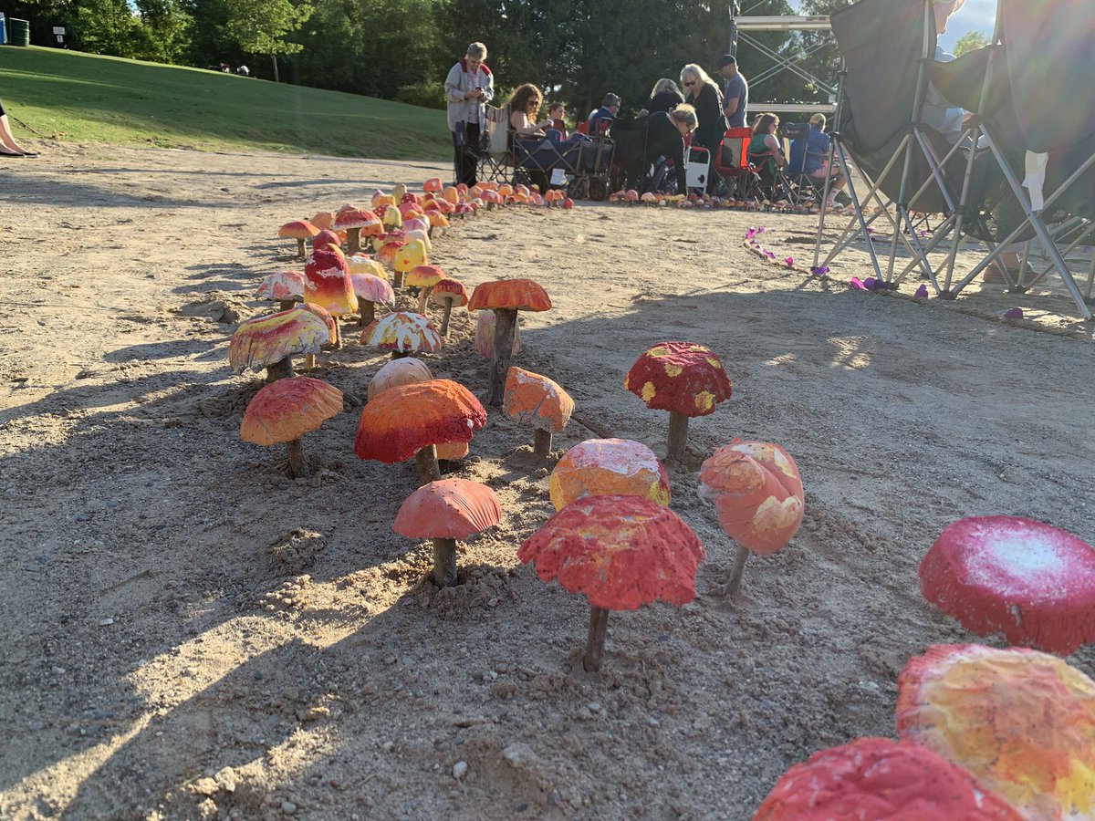 A fairy beautiful evening for the opening of A Midsummer Night’s Dream! #TheatreOrangeville