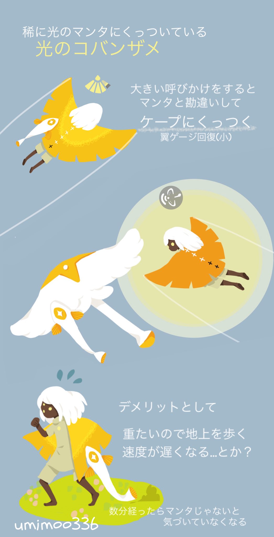 Twitter 上的 ナノハナ Nahana Sky星を紡ぐ子どもたち 光のマンタがいるんだから 光のコバンザメがいたっていいんじゃない 考えるの楽しくて設定盛りすぎた Thatskygame T Co Kfetxhu4rk Twitter