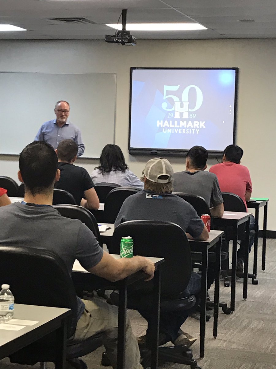 pdmccray's tweet photo. Hallmark University Fall term new student  orientation kicking off tonight.  Full House! https://t.co/GUFVq6VAjJ