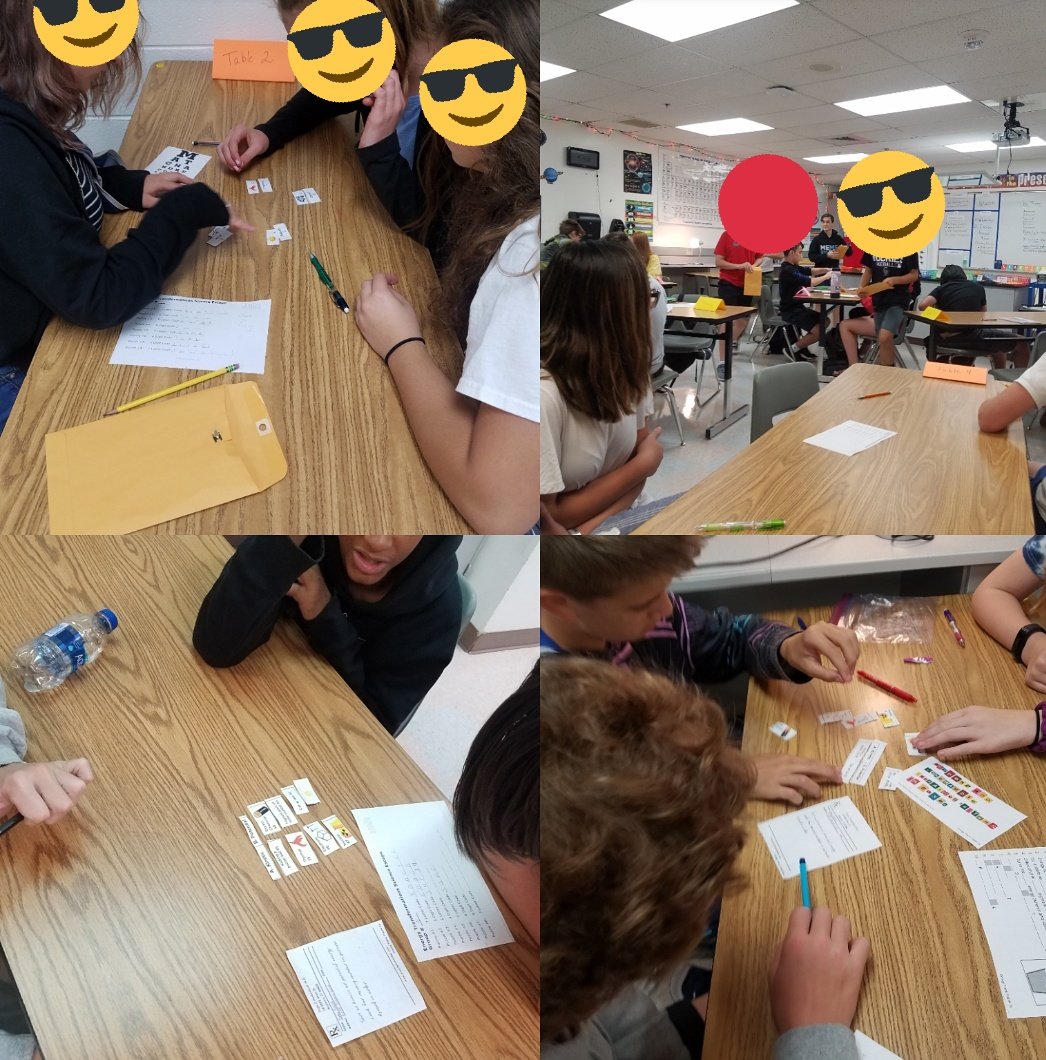 Lots of energy in my science class today! Energy Escape room! They were definetly challenged! 
<a href="/RanchViewMS/">RVMS</a> 
@ErinKyllo 
<a href="/SandraJBarrett/">Sandra Barrett</a> 
<a href="/shelleyahyland/">shelley</a>