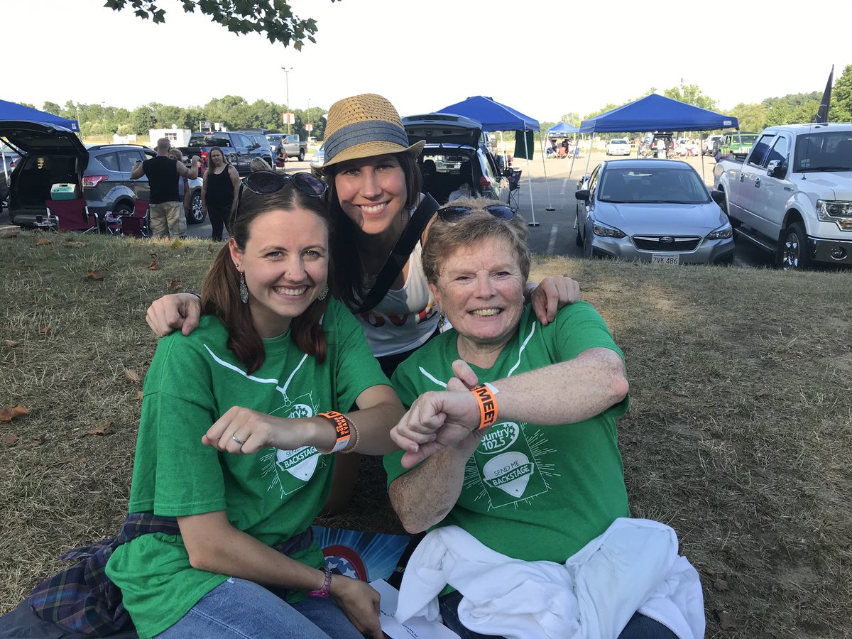 Country1025WKLB's tweet photo. We spotted these lucky listeners and they’re heading backstage to meet @rascalflatts @JordanCWDavis @Morgan_Evans! #Sendmebackstage https://t.co/pZu72wKZel