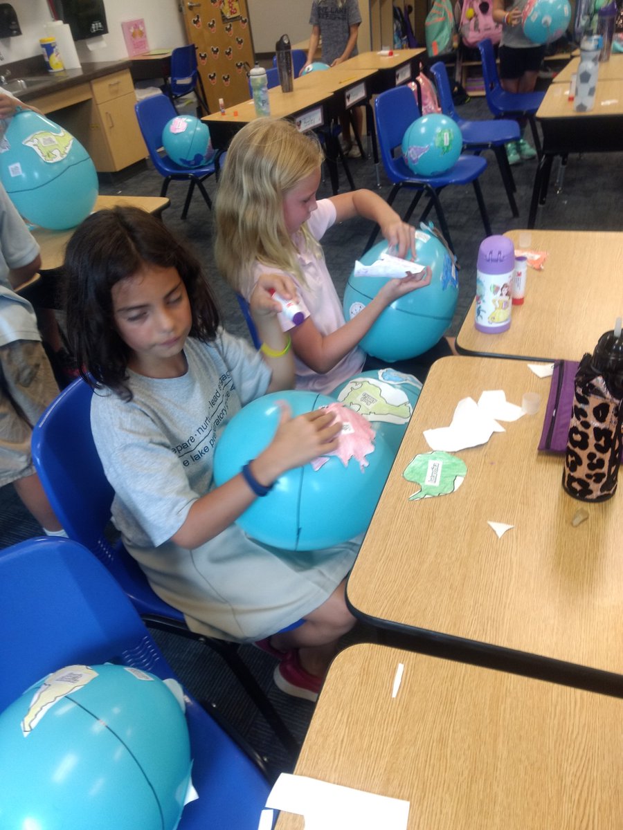 Karla Sanders (@karlasanders73) on Twitter photo My Disney Darlings were busy today making balloon globes to help us remember our continents and oceans... We love learning while doing hands-on activities!
#3rdgradeisfun
<a href="/karlasanders73/">Karla Sanders</a>
<a href="/PLPLowerSchool/">Pine Lake Prep LS</a> My Disney Darlings were busy today making balloon globes to help us remember our continents and oceans... We love learning while doing hands-on activities!
#3rdgradeisfun
<a href="/karlasanders73/">Karla Sanders</a>
<a href="/PLPLowerSchool/">Pine Lake Prep LS</a>