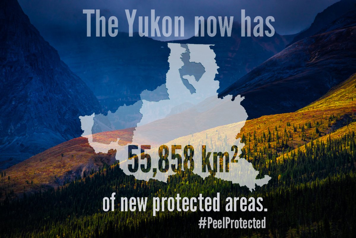 A day three decades in the making! Today the Na-cho Nyak Dun, Tr'ondëk Hwëch'in , Vuntut Gwitchin, Gwich'in Tribal Council and Government of Yukon signed the Peel River Watershed Regional Land Use Plan! #PeelProtected