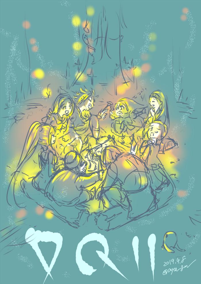色々ヤバくてDQ11Sお試し版お預け状態なので過去のDQ11絵を乗せて気持ちを紛らわす作戦 