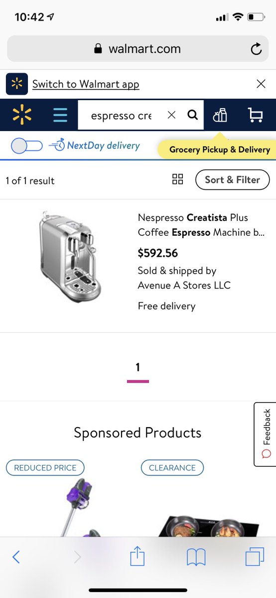 ShadowHolden's tweet photo. @Walmart @walmarthelp @WalmartInc @WalmartOrg 
Why did you sell me a new Nespresso Machine for $299 plus tax, proceed to cancel for “out of stock”, but now sell the same product for $596.56?!?
Beyond shady and very disappointed.
#Walmart #WalmartMustAct #walmarthelp https://t.co/OHoxjsPM2V