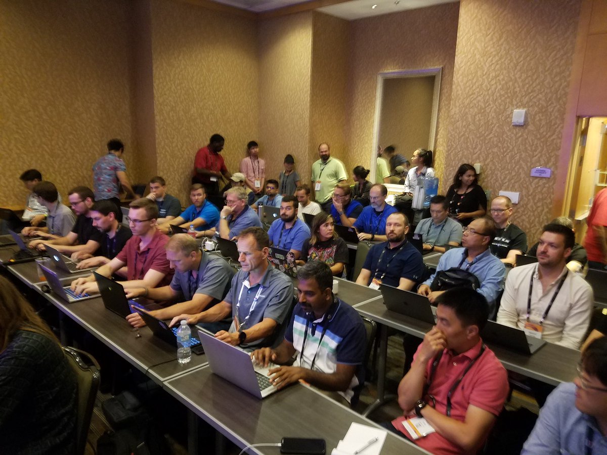 supergiantio's tweet photo. Thanks to everyone who participated in our “Create a Kube from Scratch” workshop at #OSSummit! It was a packed house! #k8s #kubernetes https://t.co/z3WcUC3Vnq