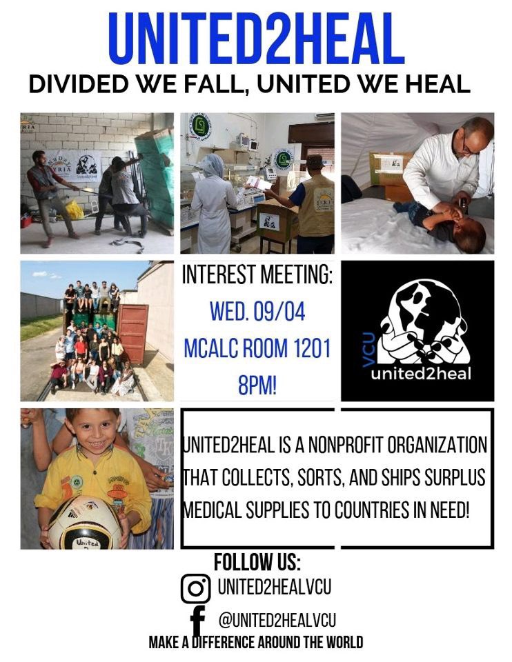 United2HealVCU's tweet photo. We’re coming back real soon 😊 #United2Heal https://t.co/AOXXpcBEEK