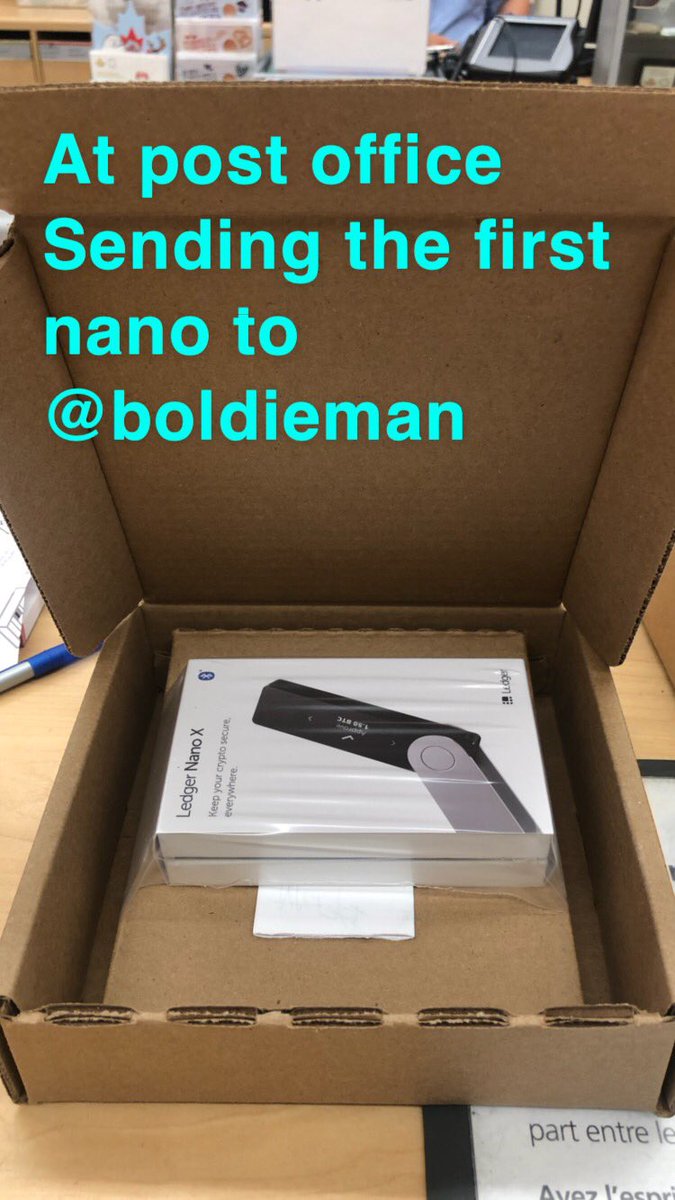 eternalcrypto1's tweet photo. Aaand the first Nano X has been shipped 😁 
Next Nano X draw at 2000 followers!!!
FOLLOW ME to win one!!
@Boldieman 
$BTC $ETH $LTC $XRP $ZEC $LINK $FTM $REN $MATIC $ONE $ADA #bitcoin #bitcorn #altcoins #crypto #cryptocurrency #cryptocommunity #cryptotrading #cryptogiveaway https://t.co/24yK13H1Ul