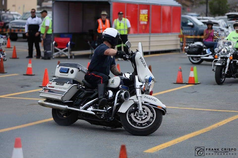 WRPSToday's tweet photo. Congrats to members of the Traffic Branch who competed in the 2019 Great Lakes Police Motorcycle Training Seminar. Riders from across North America were present. Cst Boniface received the Crime Dog Award for going above and beyond in his community! https://t.co/pp6urjaPeO