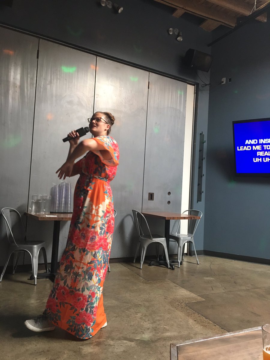 Can’t get enough of that Karaoke <a href="/voiceboxkaraoke/">Voicebox Karaoke</a> <a href="/megmccarter/">Dr. Megan McCarter</a> <a href="/SomosScott/">Scott School</a>