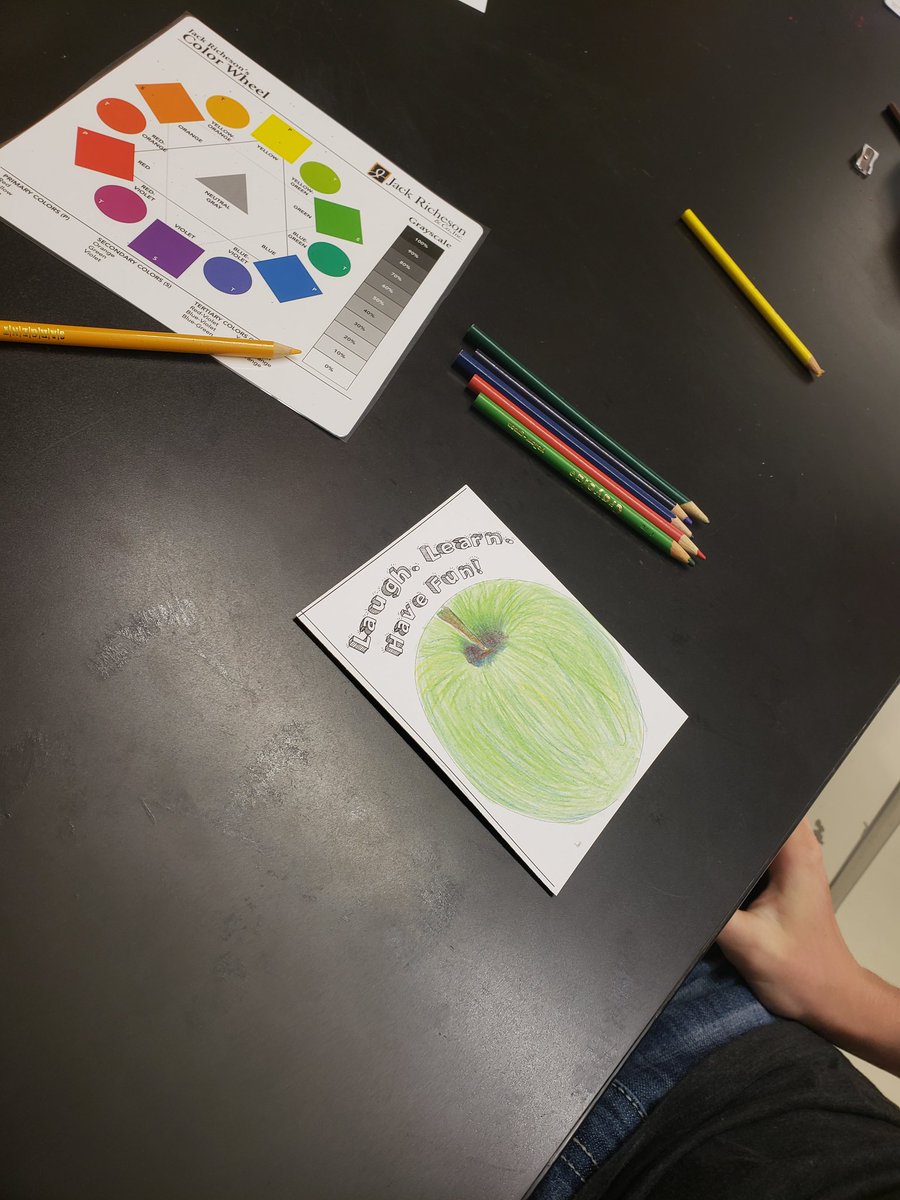 art_with_o's tweet image. Painting apples and learning about color #fhs #WeAreOne #learntocolor