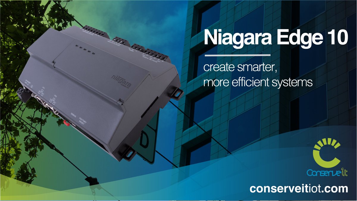 conserveitiot's tweet image. By leveraging the #NiagaraFramework, @TridiumInc #Niagara #Edge 10 offers a single-tool infrastructure, the ability to create smarter, more efficient systems, and world-class security bit.ly/31Wjiup