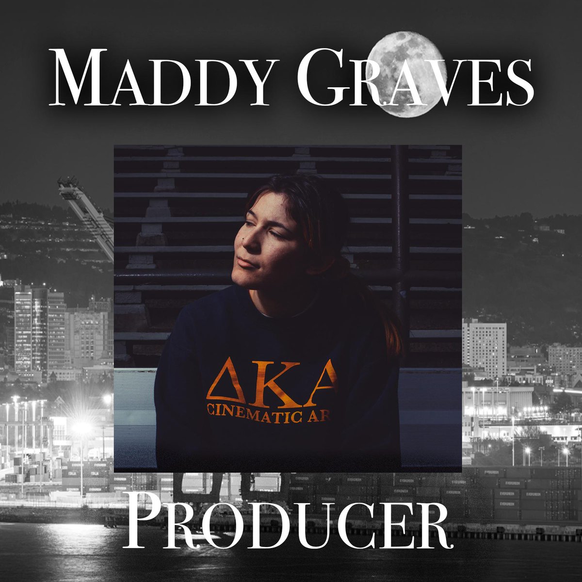 Maddy Graves is a producer pursuing a BA in #Cinema at SFSU. As a diligent filmmaker, she strives to work on stories from inclusive &amp; female perspectives. Her career already includes production credits for many student short films and music videos, along with her own thesis film