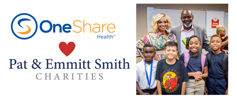OneShareHealth's tweet photo. OneShare Health is so excited to be the Title Sponsor for the Back To School Event and to volunteer tomorrow!
Pat & Emmitt Smith Charities are seeking a reality where children have the resources necessary to realize their full potential.
#OneShareHealth #SmithCharities https://t.co/uXbBCVWmwq