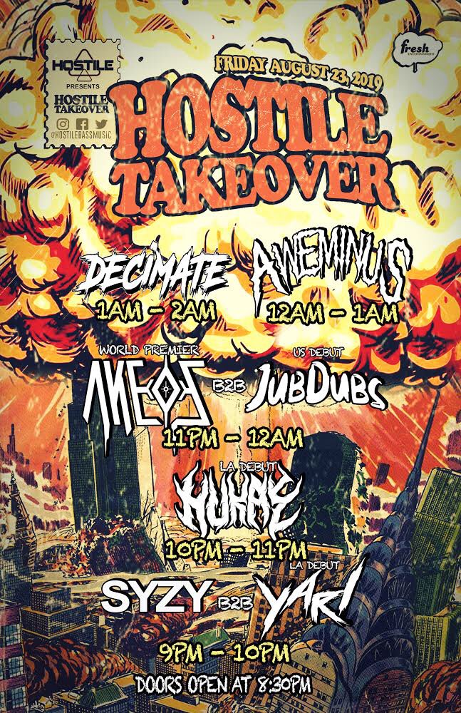 SET TIMES ARE OUT NOW
let’s get Hostile 😈🔥

tickets are still available online don’t forget to grab yours while you can 🔥 bit.ly/HTO2019TICKETS