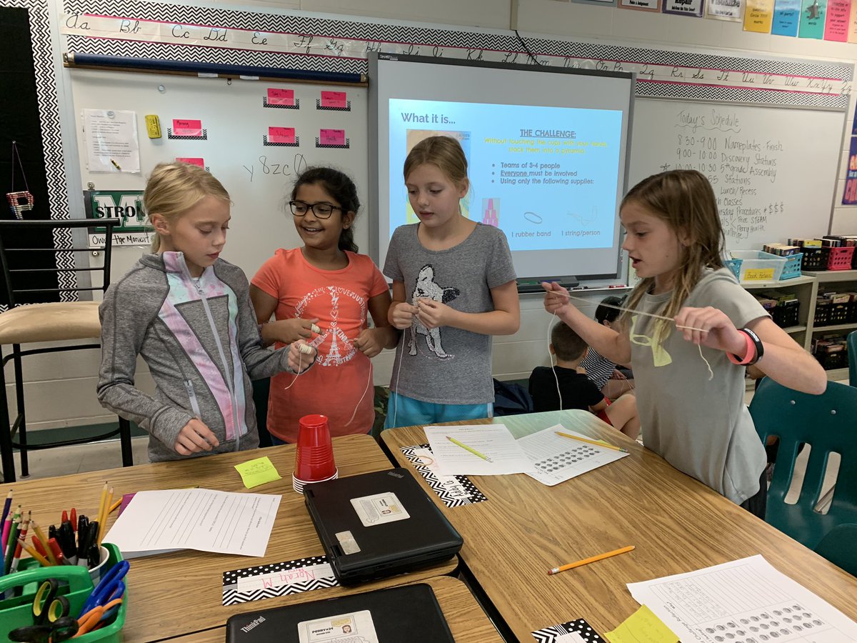 avprice3's tweet photo. What an awesome day today! The kids loved the self discovery stations and the STEM challenge we did! #Masonmoment #MIPride #Teamcharacter https://t.co/zlkBA7OVZx