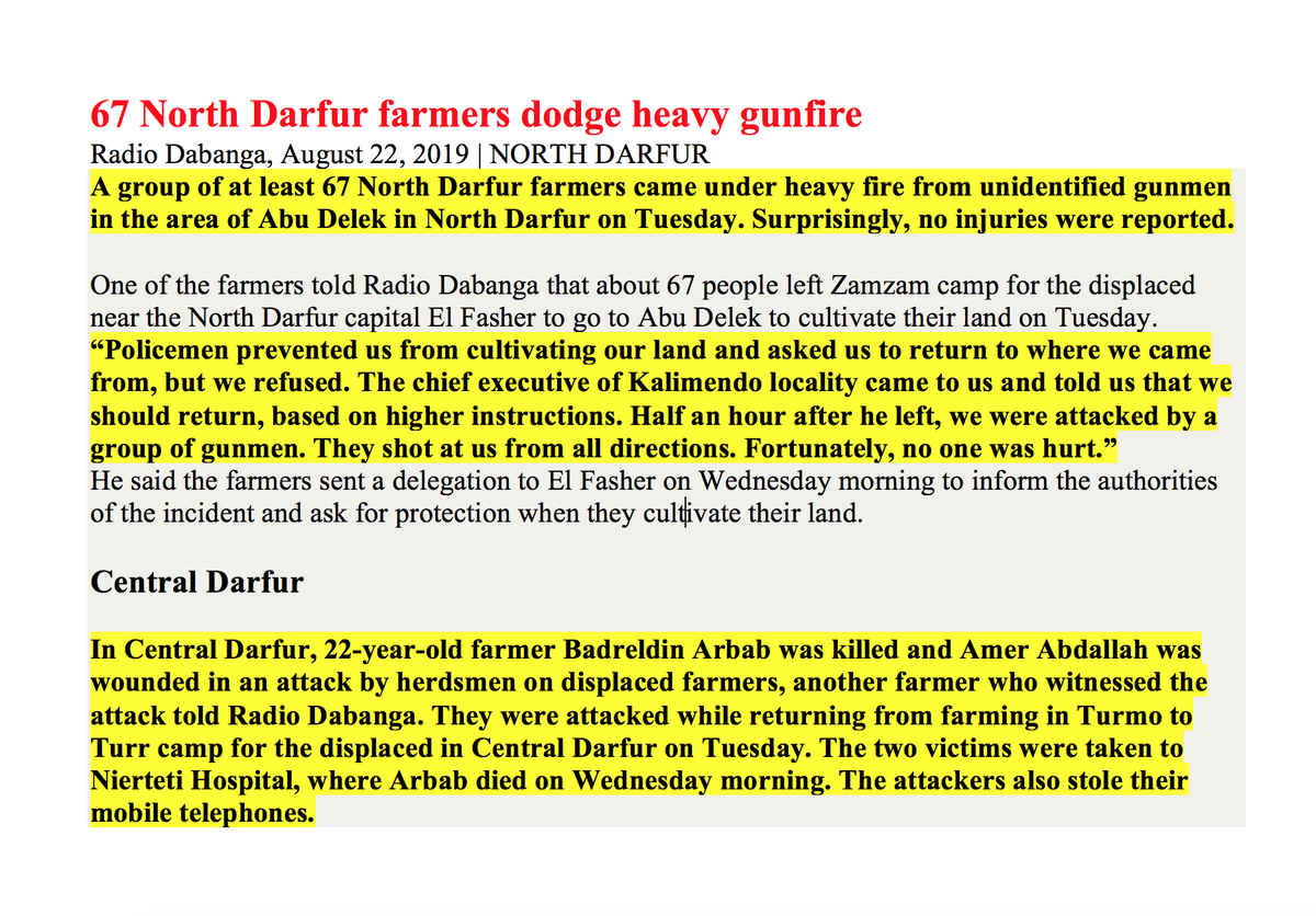 Eric Reeves It Will Daily Become More Difficult To Believe The Rule Of Law Has Any Meaning In Sudan If People Of Darfur Are Subject To Such Continual Ethnically Targeted Violence Eric Reeves It Will Daily Become More Difficult To Believe The Rule Of Law Has Any Meaning In Sudan If People Of Darfur Are Subject To Such Continual Ethnically Targeted Violence