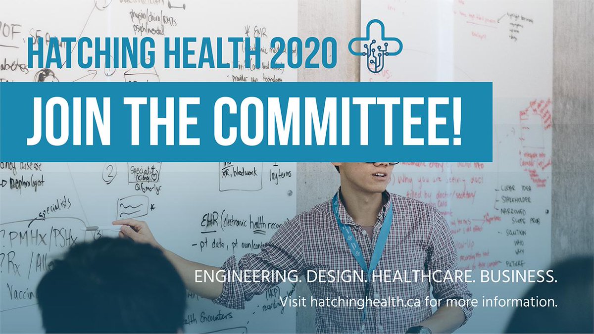 hatchinghealth's tweet photo. Apply for the Hatching Health executive committee! We're looking for motivated individuals who want to take part in shaping the community of medical innovation in British Columbia. Visit https://t.co/sp7h6Xx6KO for more info. https://t.co/KdLgQmxxTp
