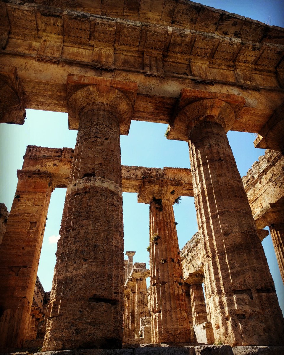 I have yet to make it to Greece, but in April 2017 I did make it to the #GreekRuins of #Paestum in Southern #Italy. They're the best preserved #Greek ruins outside of Greece itself 
#visititaly #visititalia #italia #history #historic #historical #ruins #archaeology #picoftheday