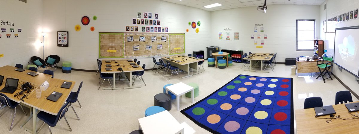 steam_liberty's tweet photo. So excited about the way my classroom turned out this year! The kids are going to be so excited about the new Oodle stools. #flexibleseating #TechLibertyES #LibertyES1 https://t.co/bO1B87Vjf7