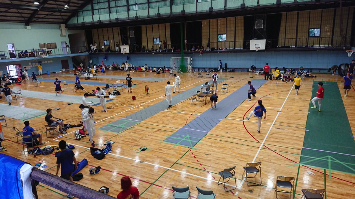 全国公4日目です！
（サーブル順位決定戦&amp;フルーレ予選）
