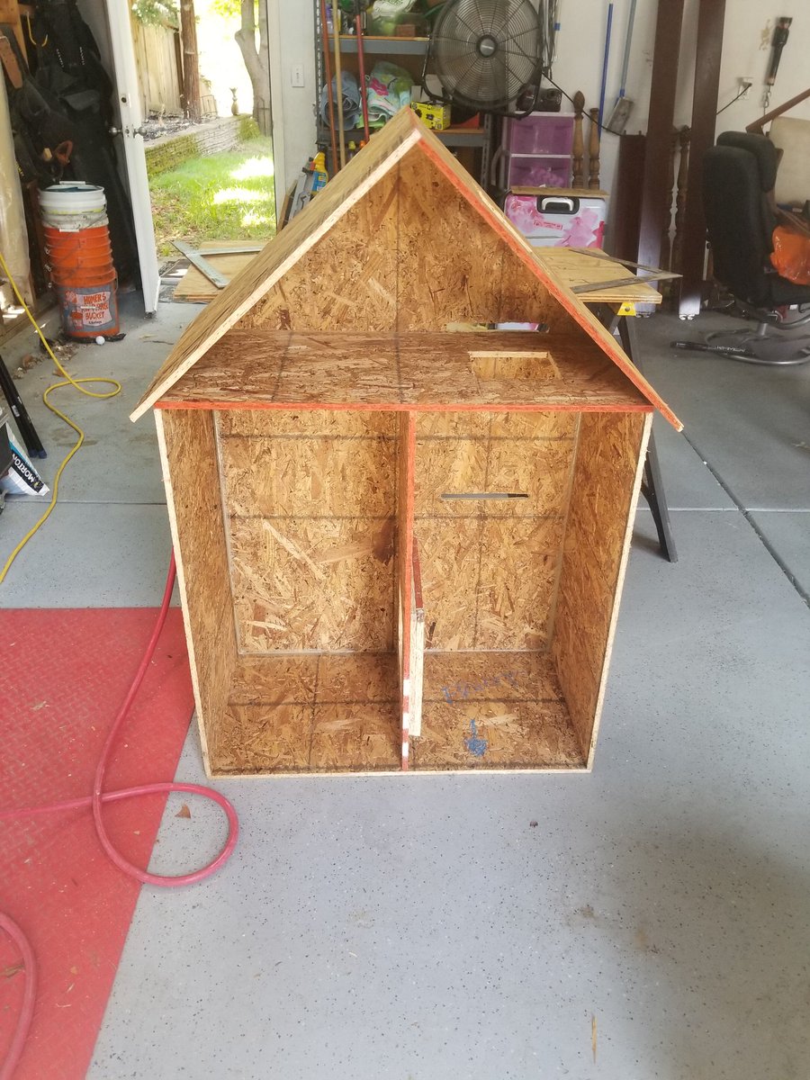 SCFireAcademy's tweet photo. UPDATE 19-3:  Getting the doll house built for next weeks fire behavior class https://t.co/2HdhhaUiXj