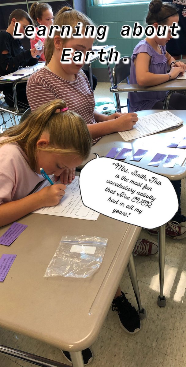 ImMrsSmith's tweet image. Today’s vocabulary lesson included a cootie-catcher study guide. Students loved it! @BGISD @lightningr @BGJHS #excellenceisworththeeffort