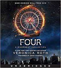 #DystopiaFictionCycle:#Four (2014):
#Author:#VeronicaRoth:
While #Allegiant was the final chapter in the #DivergentTrilogy, #Roth published this 4th book, an #anthology of 4 tales that take place in her dystopian universe. The title is a play on both of those facts.