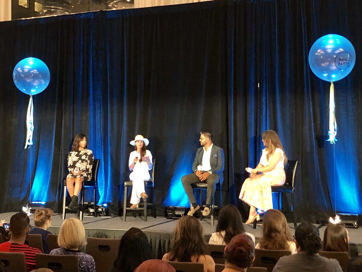 So proud to be attending Posh Party Live in my adopted hometown and showcasing some of our best local sellers. <a href="/Poshmarkapp/">Poshmark</a> #poshmark #retailrevolution #poshpartylive