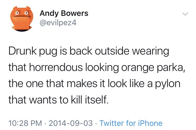 evilpez4's tweet photo. That dog deserved a Nobel.
#DrunkPug https://t.co/36ik3oe71m