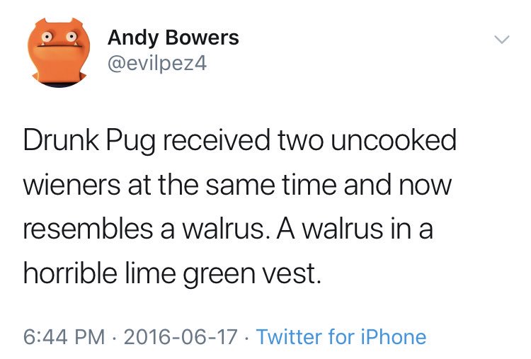 evilpez4's tweet photo. That dog deserved a Nobel.
#DrunkPug https://t.co/36ik3oe71m