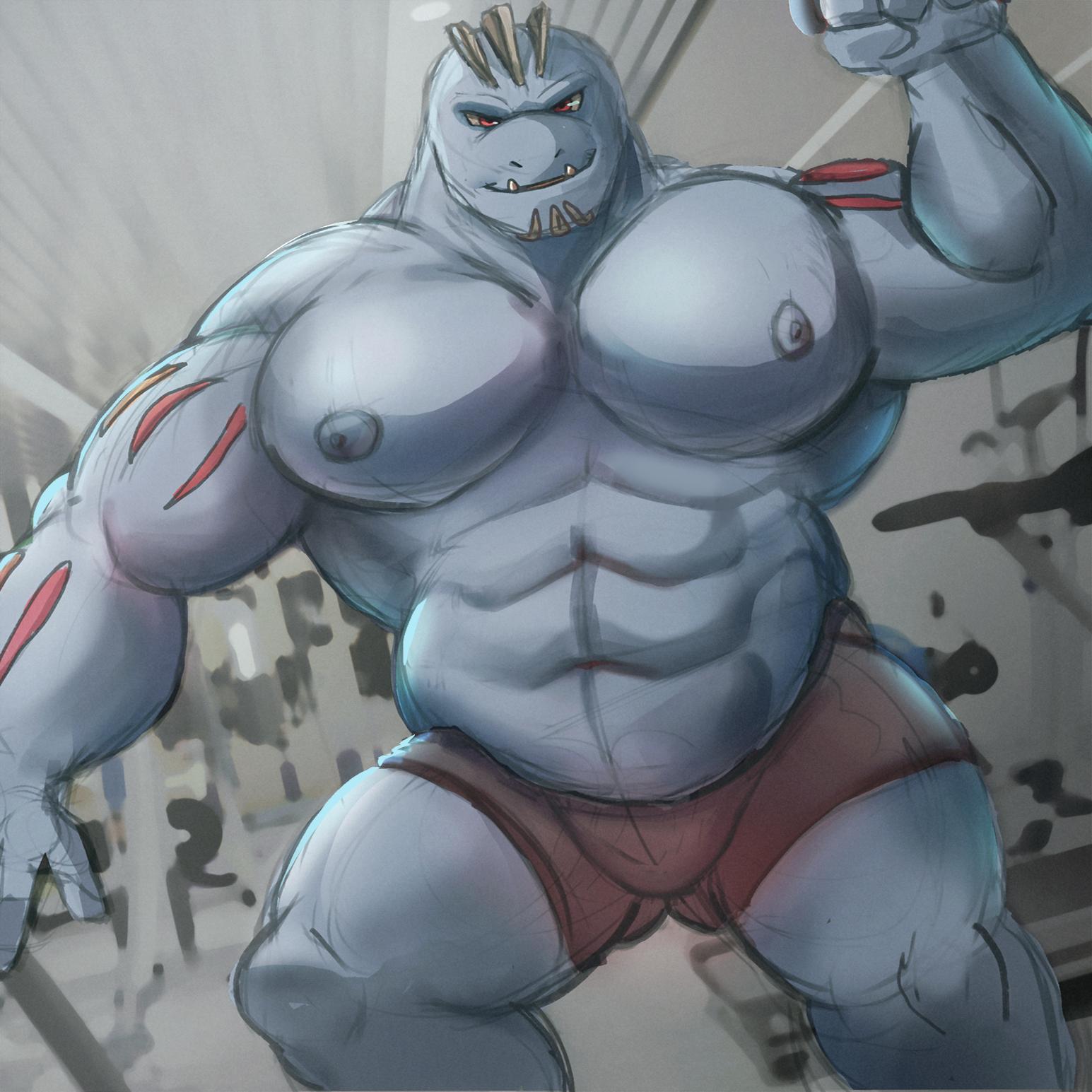 “A quick drawing pf Machoke before bed settles my adventures in the dream o...