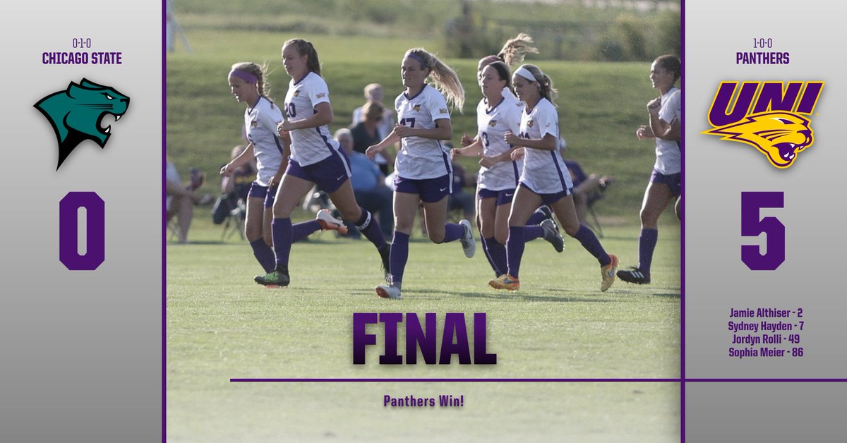 FINAL 

Panthers defeat Chicago State 5-0!

#UNIFight