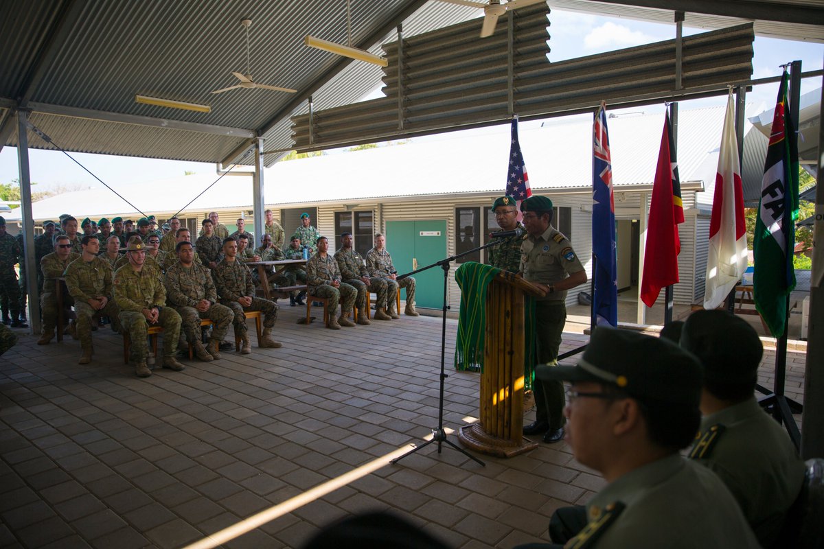 MCB_Hawaii's tweet photo. MRF-D Marines attend the opening ceremony for Hari'i Hamutuk 2019 
#LCE #MRFD #HariiHamutuk2019 #FFDTL #Partnership

https://t.co/lRb1tgU7K3 https://t.co/FjaxomFWwj
