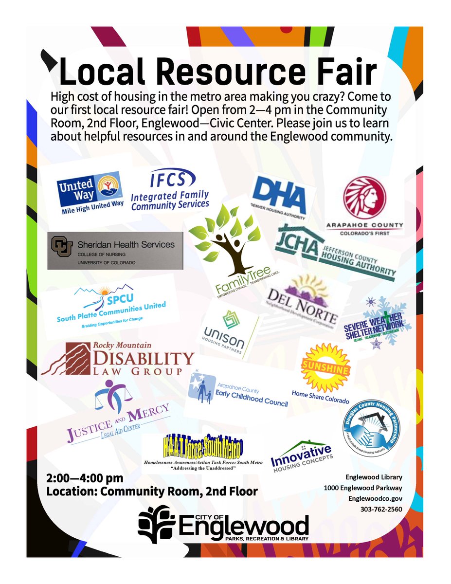 DenFairHousing's tweet photo. Guess what?!!!! Issa Housing Training AND Resource Fair!!! #gothousing #beinformed #collaborativecommunities #denver #aurora #englewood #littleton #parker #lonetree #castlerock #commercecity #westminster #thornton #northglenn #sheridan #arvada #wheatridge #strasburg #bennett https://t.co/3hOHp9GdLG