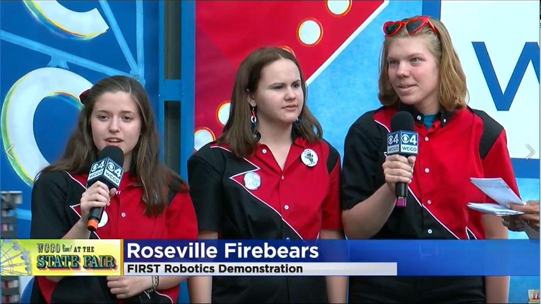 The mighty FireBears from Roseville Area Schools rocked STEM Day at the Great MN Get Together and then were interviewed by WCCO! https://t.co/jOTfeVl99R
@ISD_623 @firebears2846 @FRCTeams @rosechuMN @RosevilleMN @mnstatefair @WCCO @MnDeptEd @mnmsba @amsdmn @EducationMN  #GoRaiders https://t.co/31rUuhLYj3