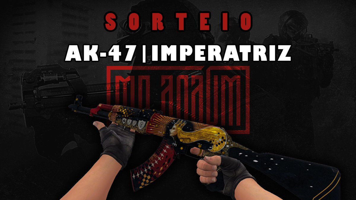 mrAnaum's tweet image. Em parceria com meu meu cartão de crédito, vou sortear uma AK-47|Imperatriz para vocês!

Está fácil, é só seguir os passos do link e torcer!

gleam.io/DqhwD/mranaum-…

O vencedor sai dia 30/09!

Boa sorte!