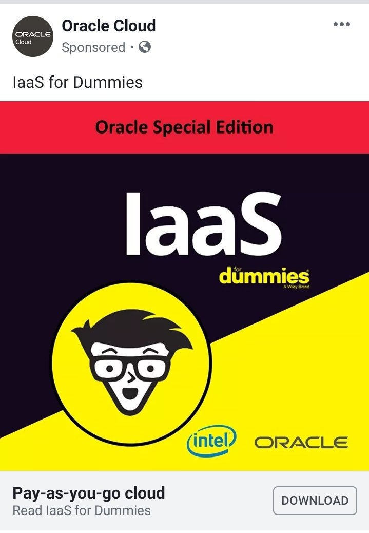 sqlbot's tweet image. I wonder if this could be an inadvertent admission that Oracle Cloud is indeed IaaS for Dummies.