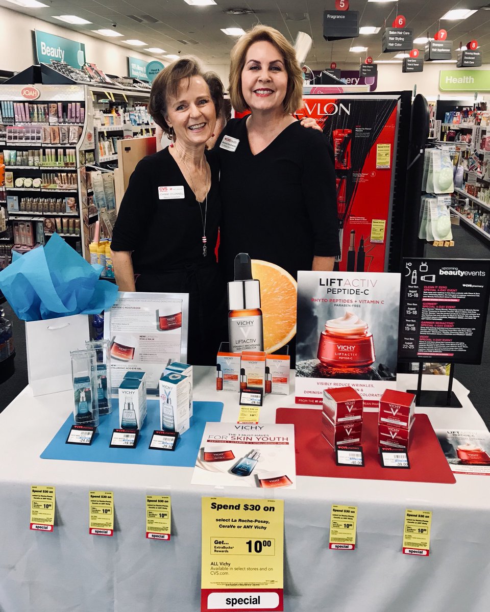 A great visit with BC Joanne O’Connell today at our CVS #9153 in Rancho Mirage!  Thank you for eventing strategically, making our product the star and growing the beauty  business!