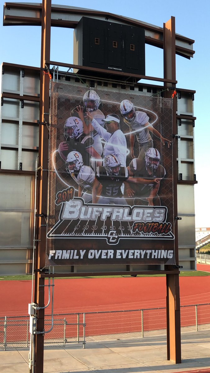 Huge s/o to <a href="/CarsonScheeter/">Carson Scheeter</a> for the edit of our new scoreboard sign. Also, thank you to <a href="/identitysignco/">Brent Albers</a> for printing the sign and to the <a href="/GCHSbuffs/">GCHS</a> maintenance staff for hanging it. <a href="/BUFFSAthletics/">Garden City Athletics</a> #1herd #gcbuffpride