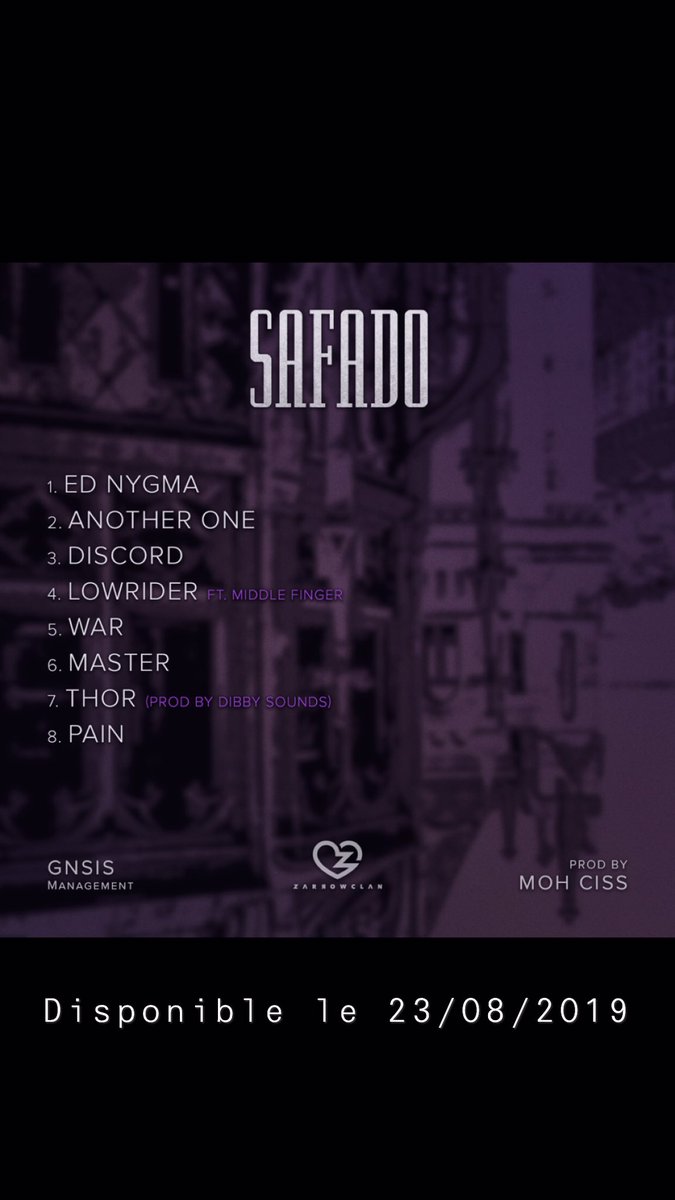 SAFADOBF226's tweet photo. J’suis le boug le plus heureux aujourd’hui parce que j’ai sorti « SAFADO » mon premier projet disponible sur toutes les plateformes avec Mon frère @Mohamed_moh6  https://t.co/kHFkP6uQUs 
S/o @zarrowclan @GnsisManagement et tout ceux qui m’ont inspiré 
#SAFADOLIBRE
#LiberezSafado https://t.co/aSRcIFF1hp